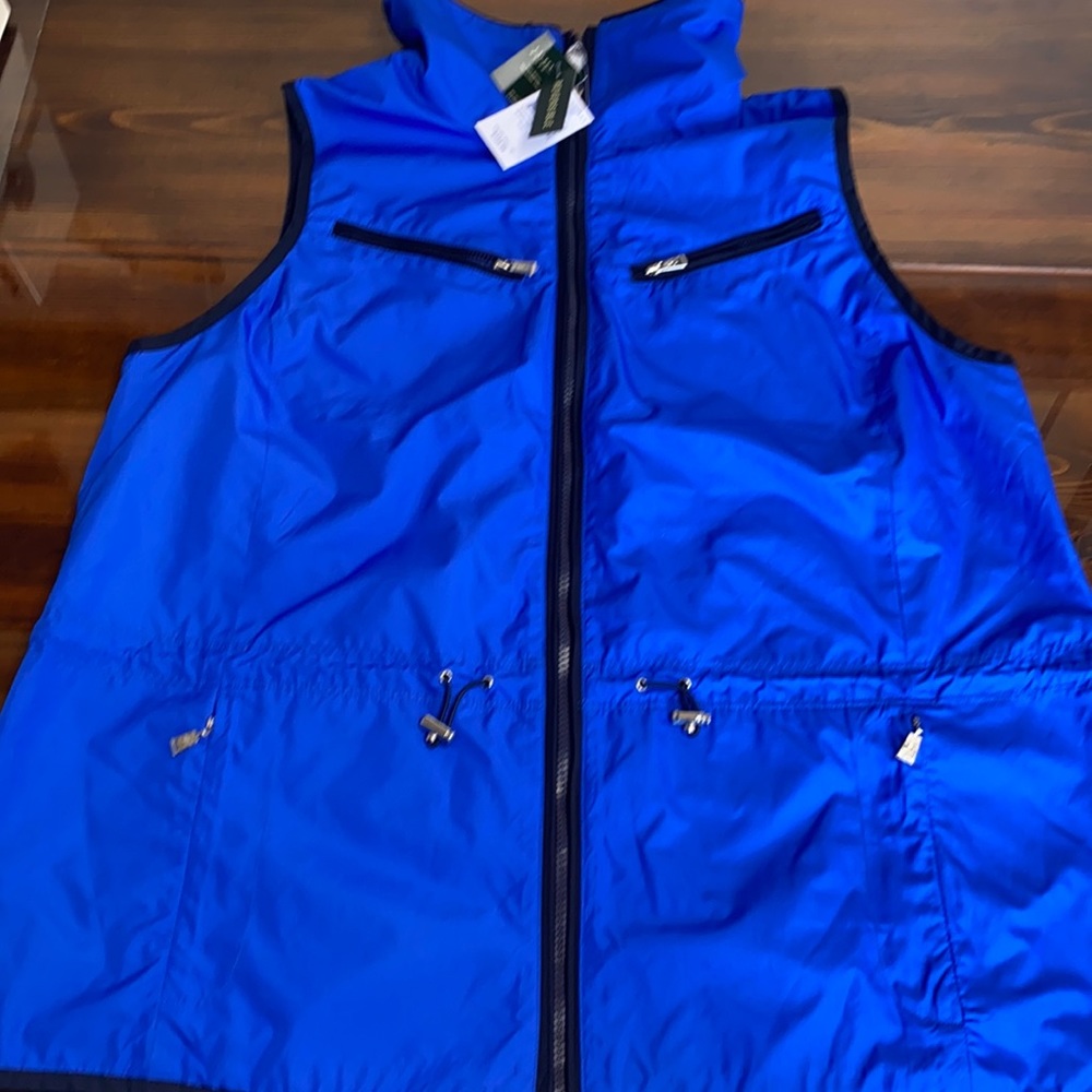 Lauren 1X Reversible Navy Vest